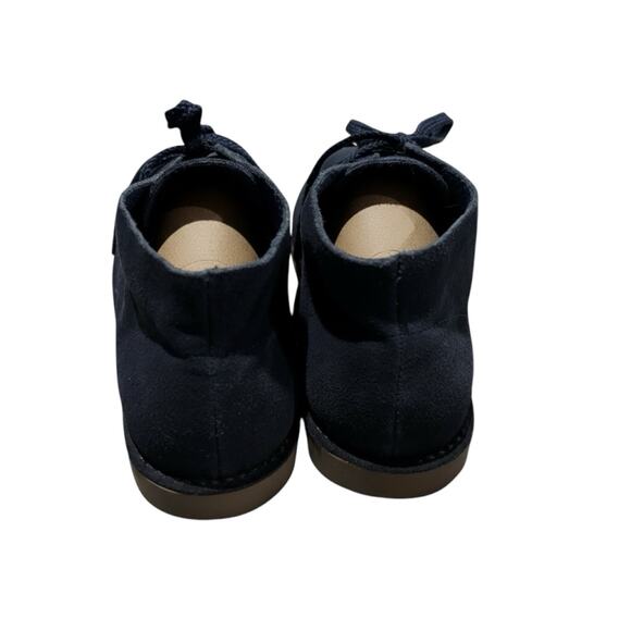 J. Crew Crewcuts Boots MacAlister Shoes Blue Suede Lace Up Chukka - Picture 4 of 5